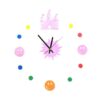 3D 2017 New Design Wall Clock Multi Colour