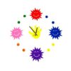 Birds Design Wall Clock - Multi Colour