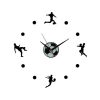 Soccer Fever Wall Clock - Black
