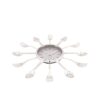 Telechron Spoon Fork Clock - Silver