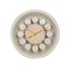 Golden Borders Wall Clock - 12X12&Quot; - White