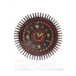 Sheesham Wood Medium Wall Clock D2 - Brown