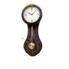 C M J548 N R06 - Wooden Chime Wall Clock - Dark Brown