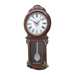C M J380 C R06 - S I P (Sound In Place) Wall Clock -Japan- Brown
