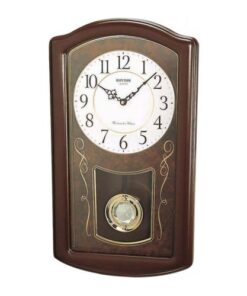C M J321 N R06 - Wooden Wall Clock Chime - Brown