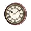 C M H740 N R06 - S I P (Sound In Place) Wall Clock -Japan- Brown