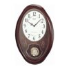 C M J320 N R06 - Wooden Wall Clock Chime - Brown