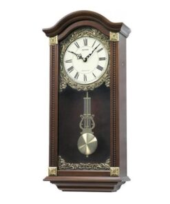 C M J524 N R06 - S I P (Sound In Place) Wall Clock - Brown
