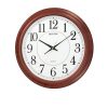 C M G982 N R06 - Wooden Wall Clock - Brown
