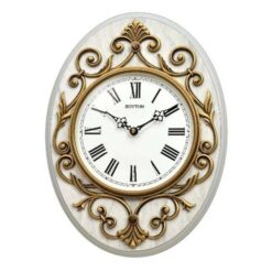 CMG775NR18 - Wall Clock - White & Gold