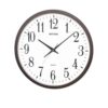 C M G430 N R06 - Value Added Wall Clock - Brown