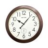 C M G770 N R06 - Value Added Wall Clock - Brown (Brand Warranty)