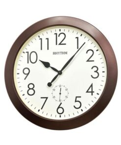 C M G770 N R06 - Value Added Wall Clock - Brown (Brand Warranty)