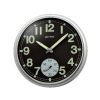 CMG774BR19 - Wall Clock - Black & Silver
