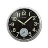 Cmg774Br19 - Wall Clock - Black &Amp; Silver