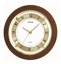 C M G975 N R06 - Wooden Wall Clock - Brown