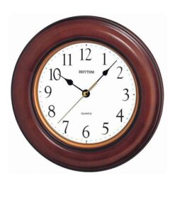C M G915 N R06 - Wooden Wall Clock - Brown