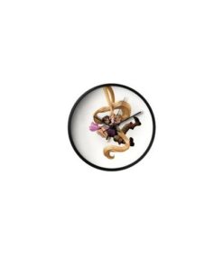 Rapunzel Long Hair Printed Wall Clock