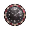 100 Fancy Wall Clock - 12X12" Size in Brown Color
