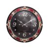 100 Fancy Wall Clock - 12X12&Quot; Size In Brown Color