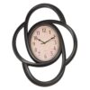 100 Black Fancy Wall Clock - 24X19&Quot;