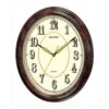 C M G712 N R06 - Value Added Wall Clock - Brown