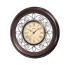 C M G414 N R06 - Value Added Wall Clock - Brown - (Brand Warranty)