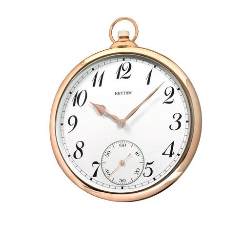 C M G752 N R13 - Value Added Wall Clock - Pink Gold