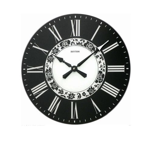 C M G750 N R02 - Value Added Wall Clock - Black (Brand Warranty)