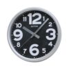 C M G890 G R19 - Value Added Wall Clock -Japan- Black and Silver (Brand Warranty) (Small)