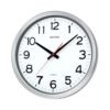 C M G852 N R19 - Value Added Wall Clock - Silver (Brand Warranty)