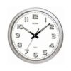 Cmg805Nr19 - Value Added Wall Clock - Silver (Brand Warranty)