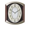 C M G856 N R06 - Value Added Wall Clock - Brown