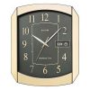 C F H102 N R18 - Wall Clock - Black & Gold