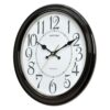 C M H804 N R02 - Wall Clock - Black
