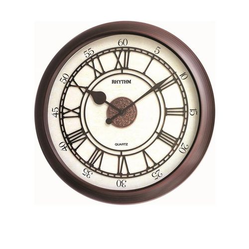 C M G743 N R06 - Value Added Wall Clock - Brown - (Brand Warranty)