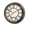 C M G746 N R06 - Value Added Wall Clock - Brown