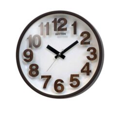 C M G480 N R06 - Value Added Wall Clock - Brown