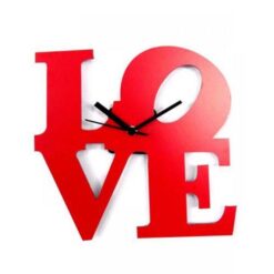 Love Wall Clock - Red