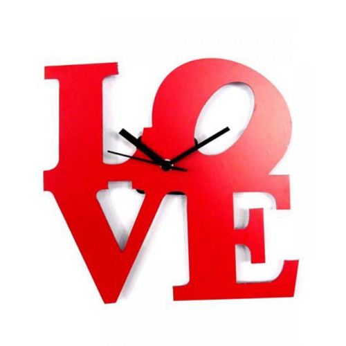 Love Wall Clock - Red