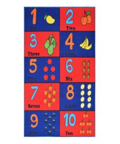 Educational Shapes&Alphabets Kids Rug
