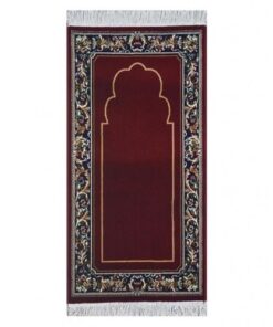 Janamaz Rug - Maroon