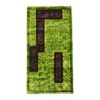 Grass Shaggy Rug - Green & Brown