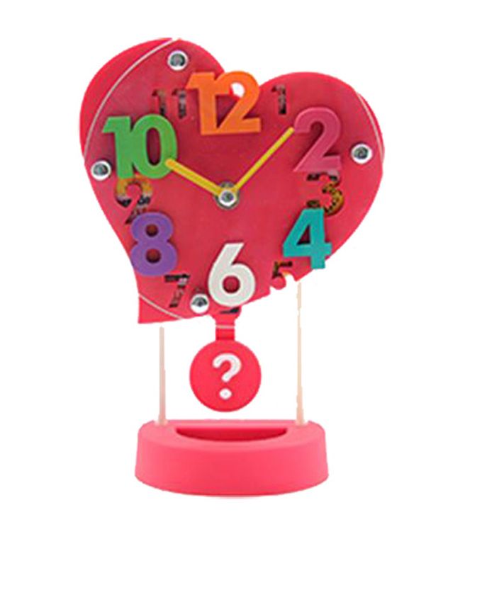 Love Sign 3D Table Clock - Pink 6 Image