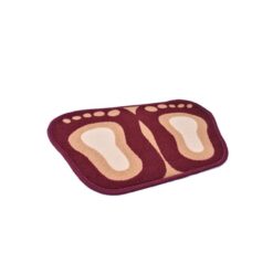 Pack Of 4 - Multicolor Door Mat Foot Shape 8 Pack Of 4 - Multicolor Door Mat Foot Shape