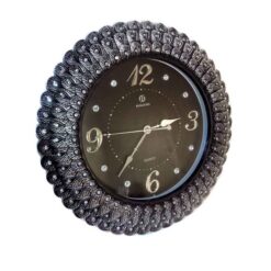 Wall Clock Fancy Black