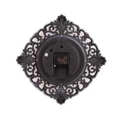 Flower Pattern Wall Clock - White - 12X12&Quot;