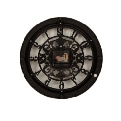 Hollow Black Decoration Wall Clock - 11X11Inch
