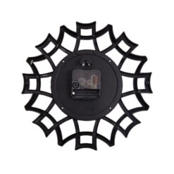 Spider Web Design Wall Clock 11X11&Quot; - Golden