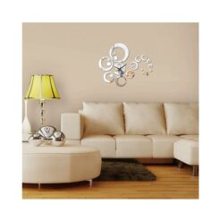 3D Acrylic Wall Stickers Home Decor - Silver